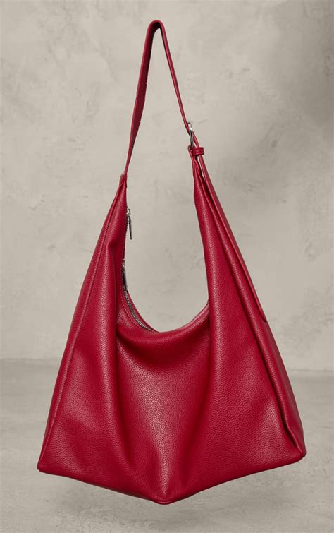 cherry red purse - cherry red tote bag.